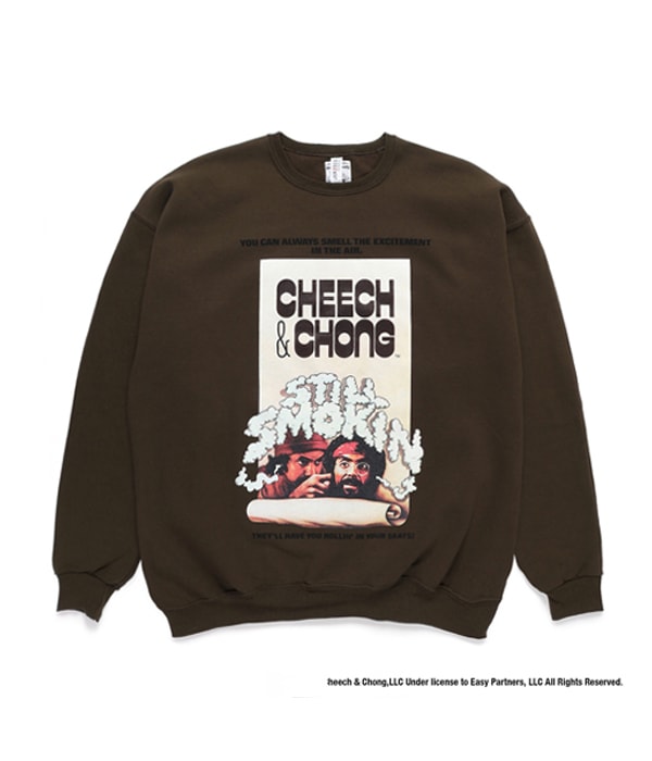 STILL SMOKIN / C/N SWEAT SHIRT (TYPE-1)【2 Colors Available】