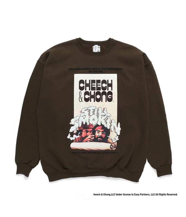 STILL SMOKIN / C/N SWEAT SHIRT (TYPE-1)【2 Colors Available】
