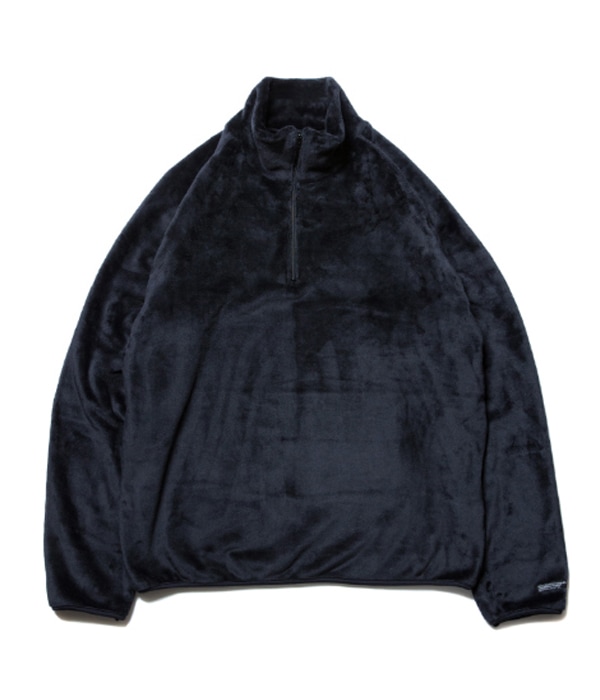 Velour Bomber HalfZip Pullover