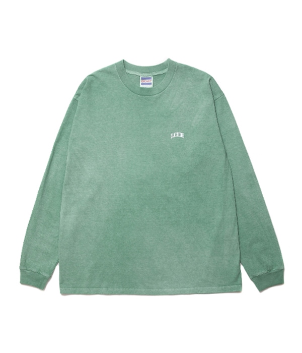 PIGMENT LOGO LS TEE【GREEN】