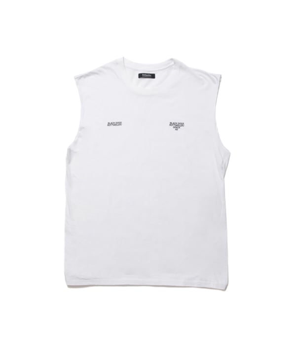 R.W CUT OFF TEE【WHITE】