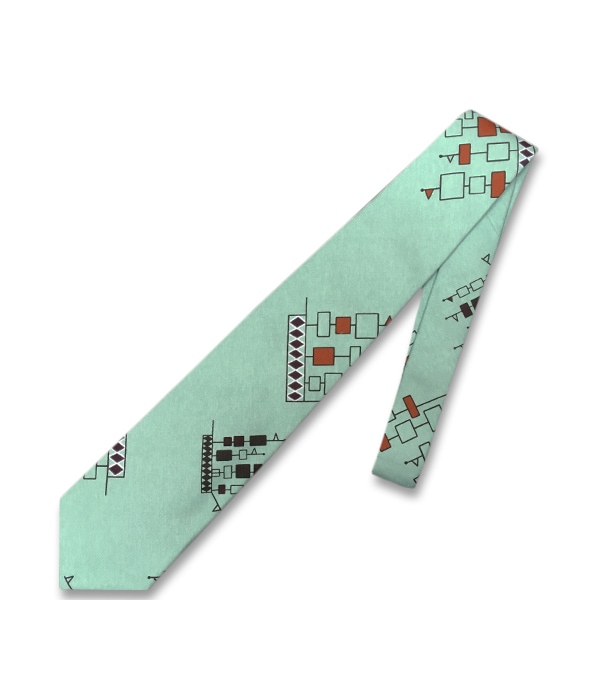 ATOMIC PATTERN NECKTIE