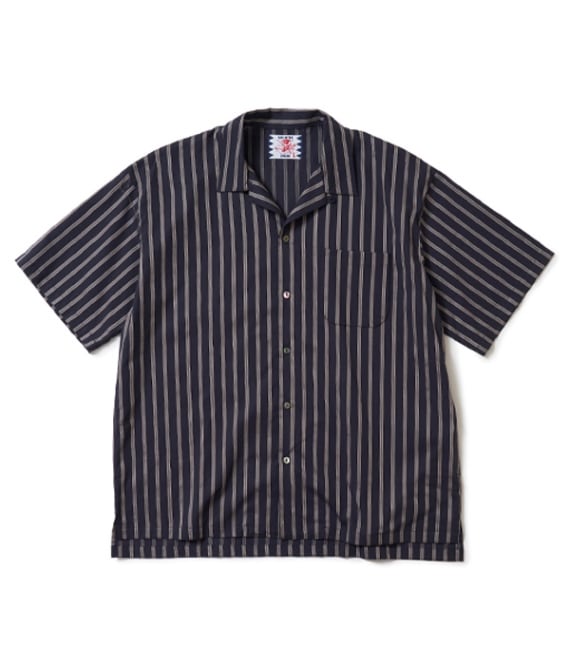 Stripe Op Shirt【NAVY】