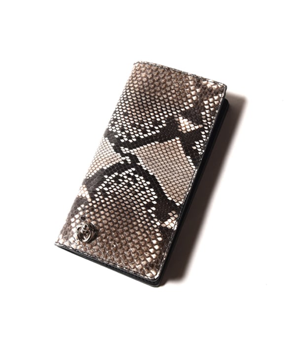 PYTHON LEATHER LONG WALLET