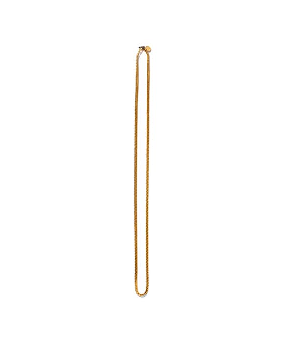 FLAT LINK NECKLACE CHAIN<br>＜SILVER925＞