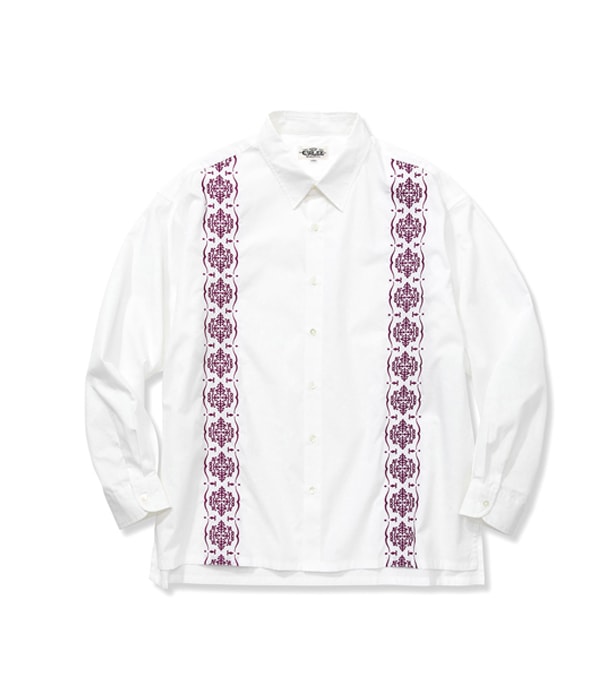 COTTON BROAD CLOTH GUAYABERA SHIRT