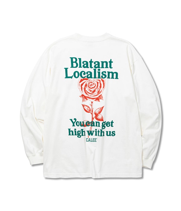 DROP SHOLDER FIRST SIGHT L/S T-SHIRT【WHITE】