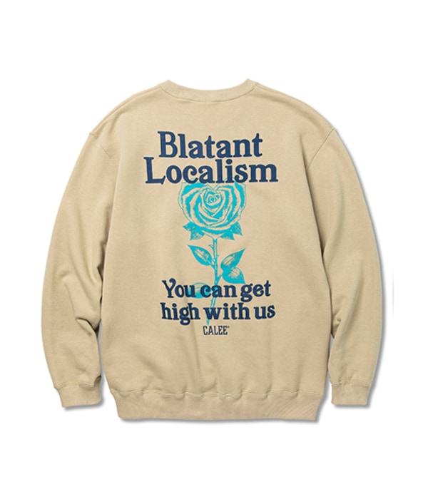 FIRST SIGHT CREW NECK L/S SWEAT【BEIGE】