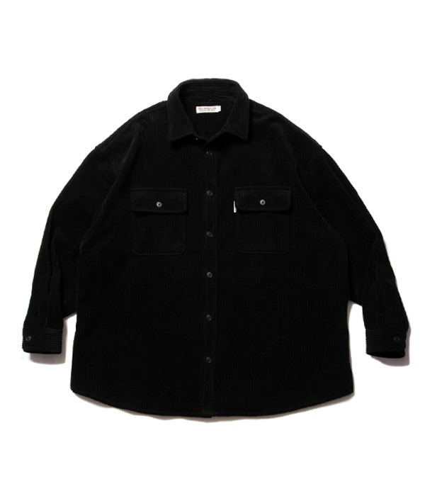 Wide Corduroy CPO Jacket【BLACK】｜COOTIE PRODUCTIONS