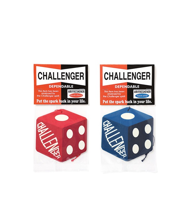 CHALLENGER DICE CAR TAG【2 Colors Available】｜CHALLENGER｜MELTING