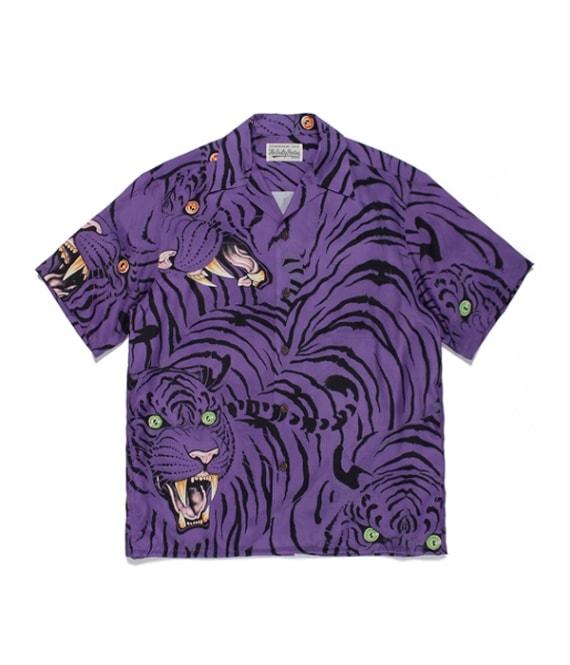 TIM LEHI / S/S HAWAIIAN SHIRT (TYPE-2)【2 Colors Available】