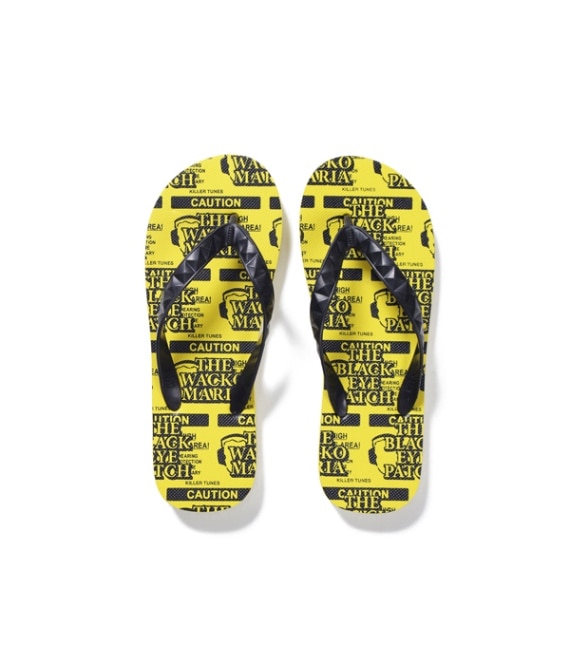 BlackEyePatch / BEACH SANDALS (TYPE-1)【YELLOW】
