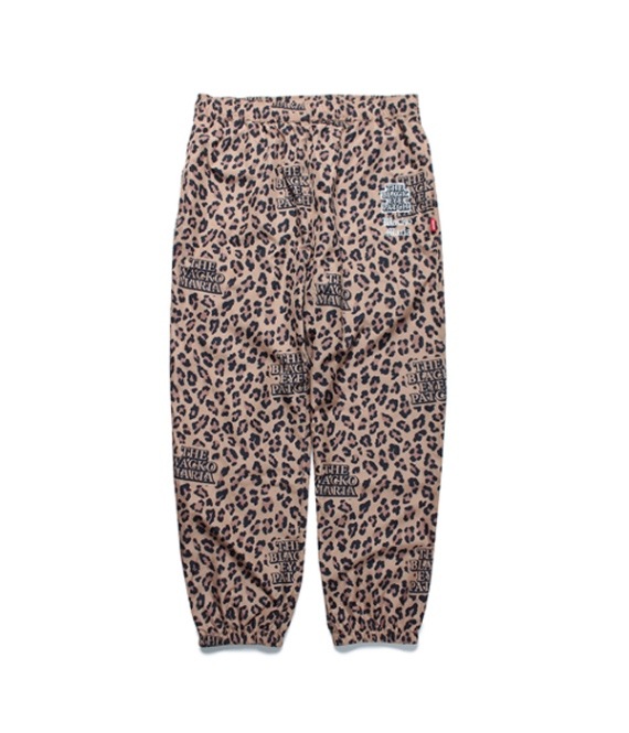 BlackEyePatch / LEOPARD TRACK PANTS【BROWN】