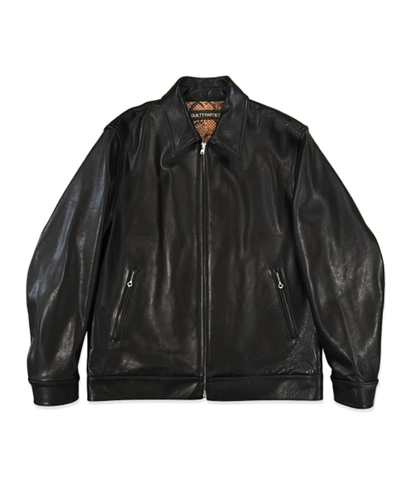 SINGLE RIDERS LEATHER JACKET (TYPE-2)【2 Colors Available】