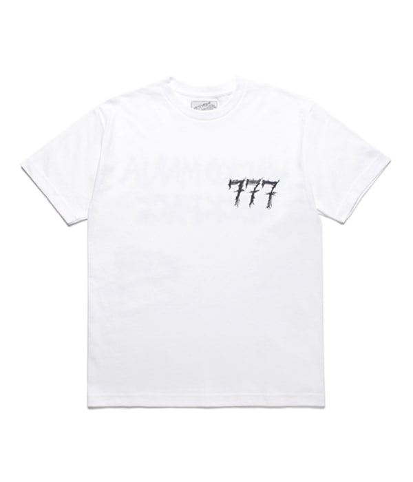 NECK FACE / CREW NECK T-SHIRT (TYPE-2)【WHITE】
