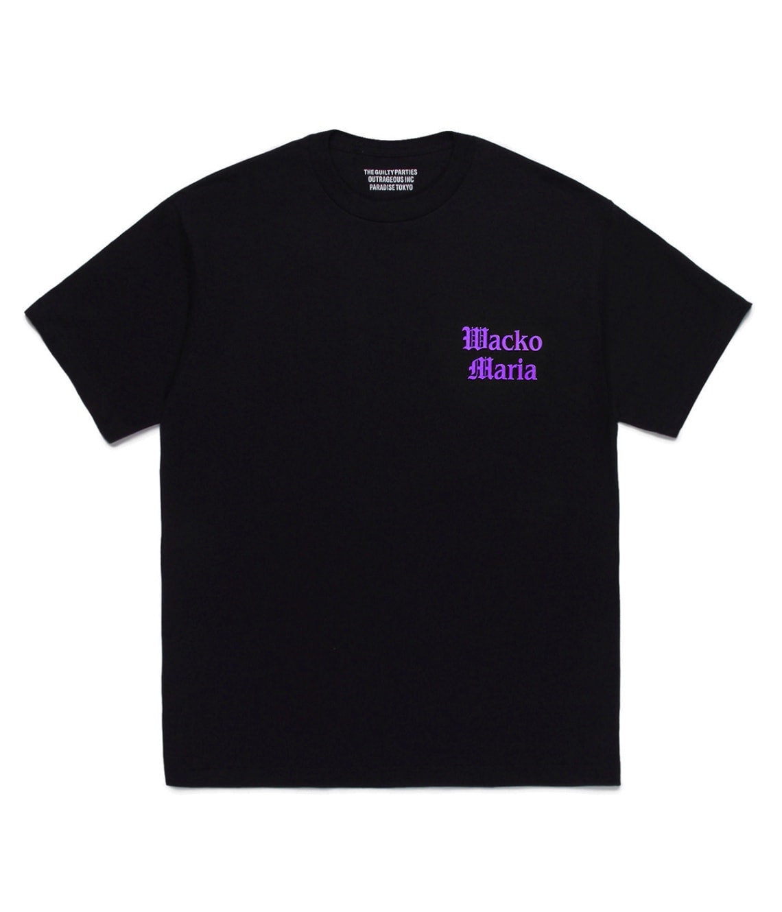 CREW NECK T-SHIRT (TYPE-11) 【BLACK】｜WACKO MARIA｜MELTING POT
