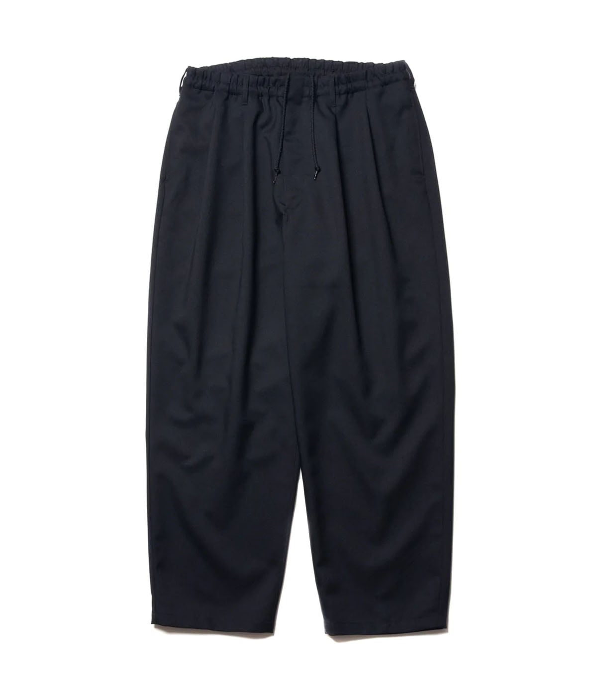Polyester Twill 2 Tuck Easy Pants【BLACK】｜COOTIE PRODUCTIONS