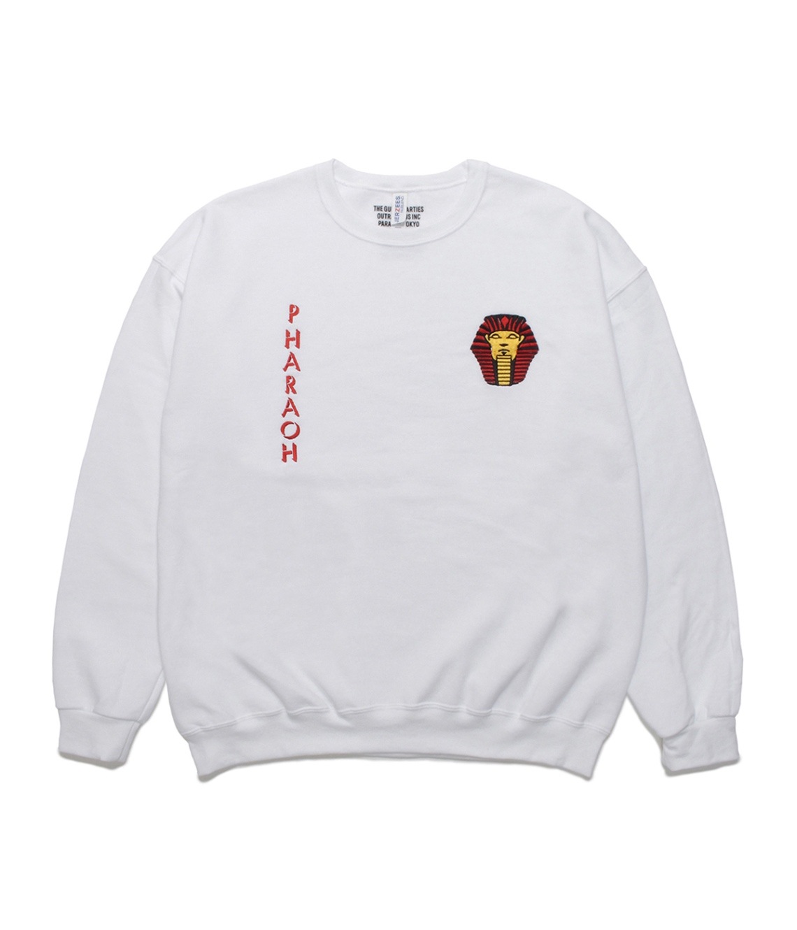 CREW NECK SWEAT SHIRT (TYPE-2)【WHITE】｜WACKO MARIA
