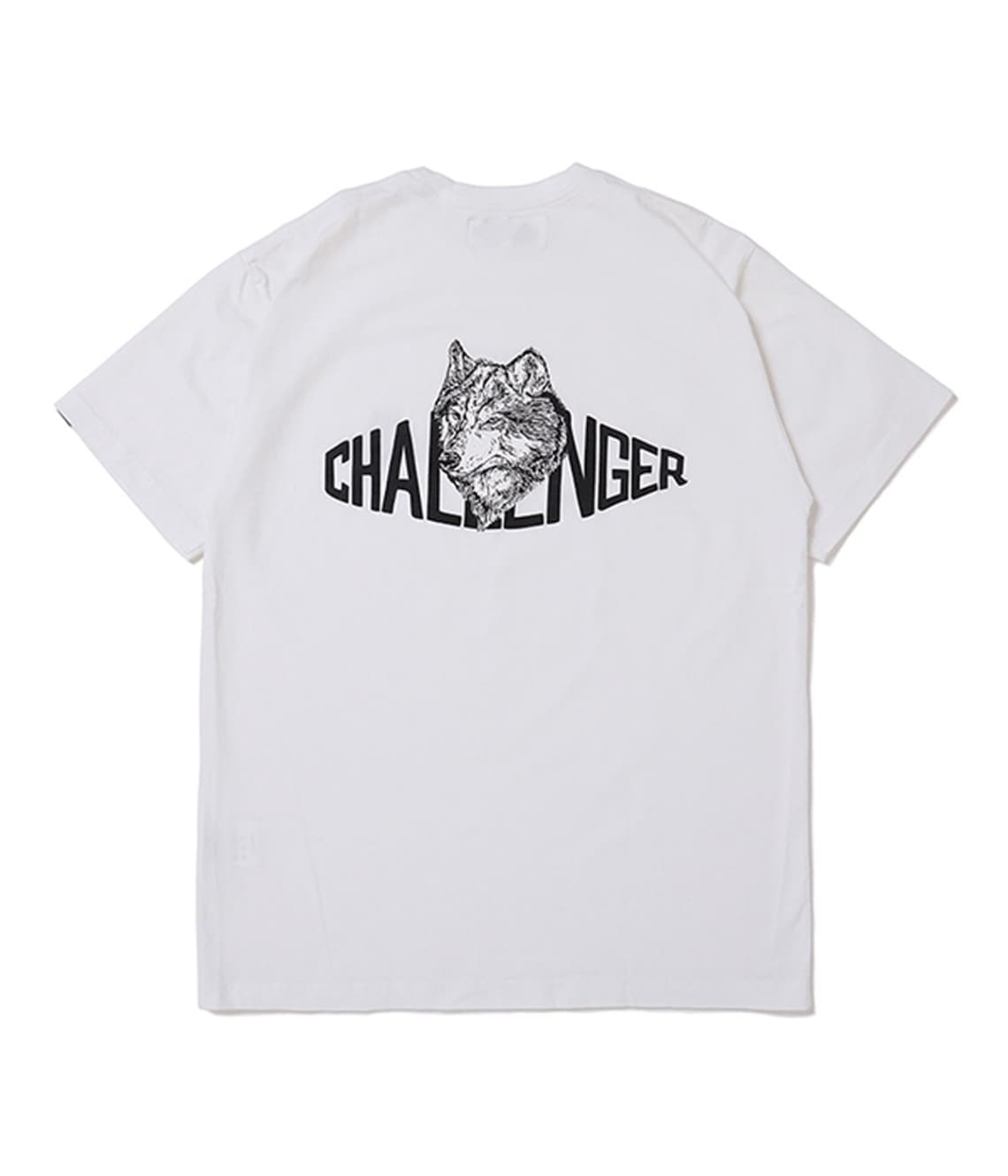 CHALLENGER WOLF COLLEGE C/N SWEAT BLACK CHALLENGER WOLF COLLEGE C