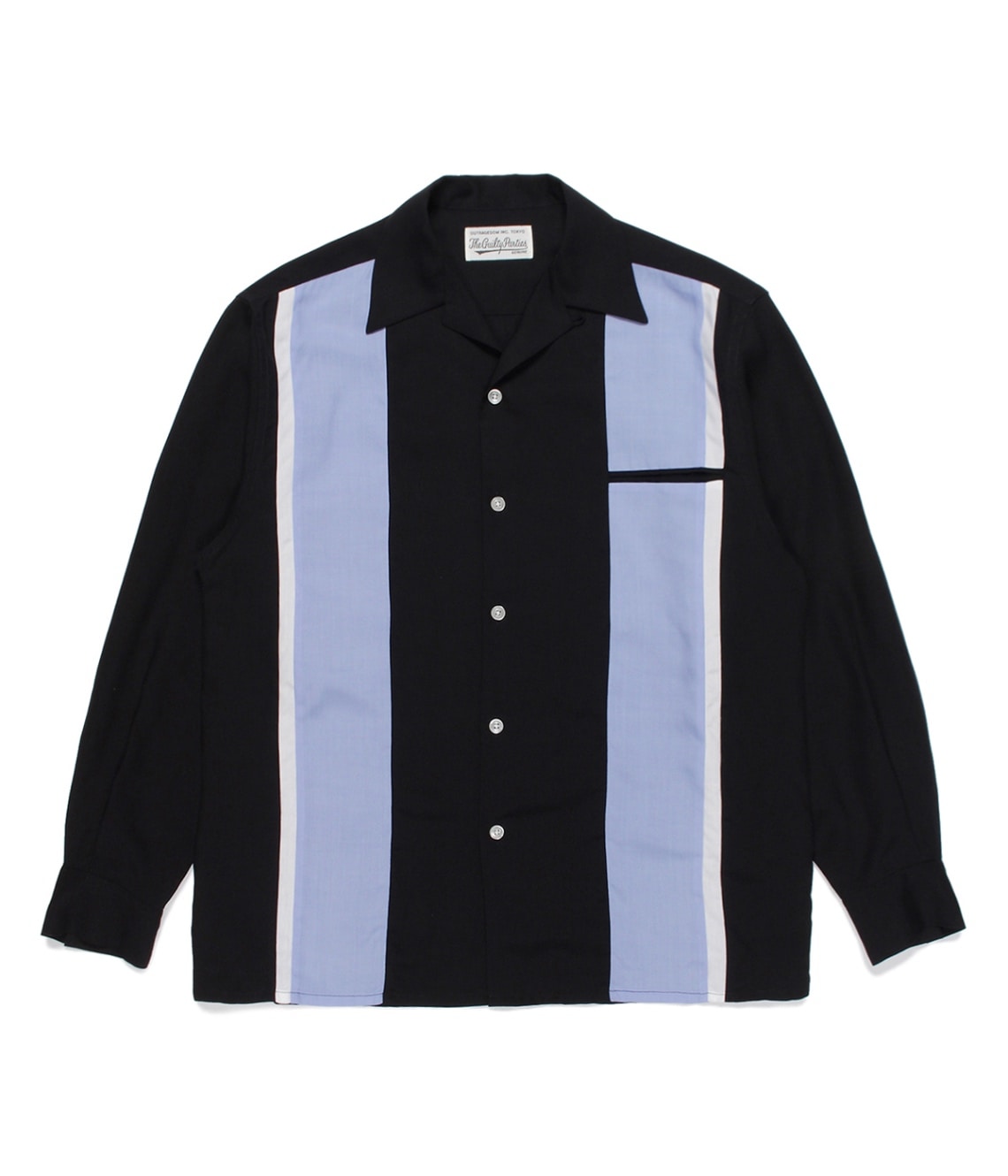 THREE-TONE 50'S SHIRT (TYPE-1)【BLACK】