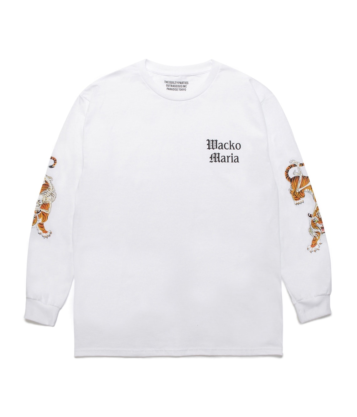 TIM LEHI / CREW NECK LONG SLEEVE T-SHIRT (TYPE-2)【WHITE】｜WACKO