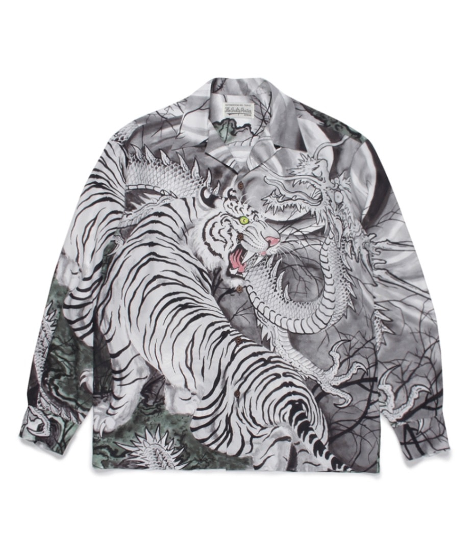 TIM LEHI / HAWAIIAN SHIRT L/S (TYPE-3)【MONO】｜WACKO MARIA