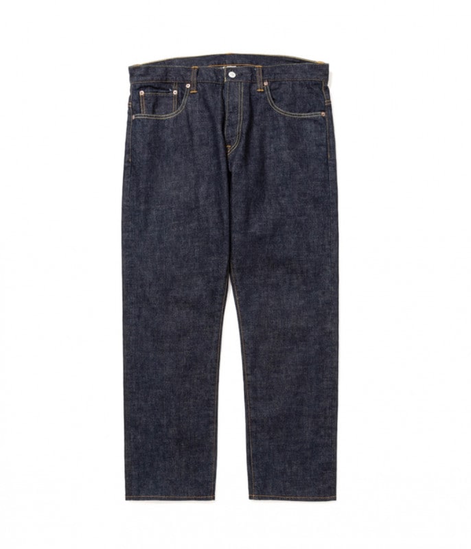 VINTAGE REPRODUCT 5POCKET TAPERED DENIM PANTS【INDIGO】
