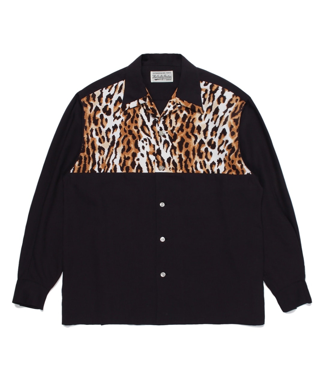 大得価，人気セール ワコマリア / レオパード TWO-TONE 50'S SHIRT シャツ