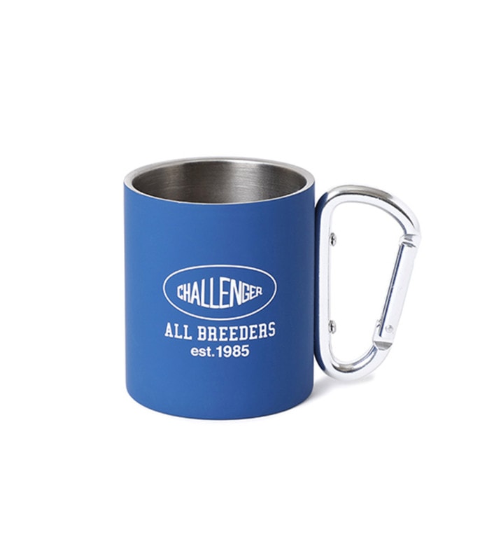 LOGO FILED MUG CUP【BLUE】