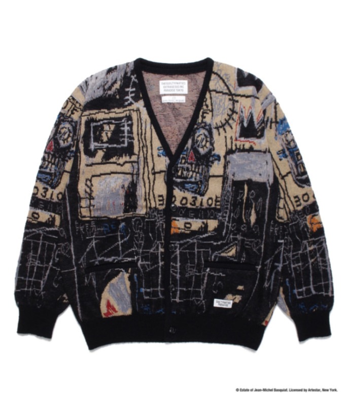 JEAN-MICHEL BASQUIAT / CARDIGAN (TYPE-1)【ONE】