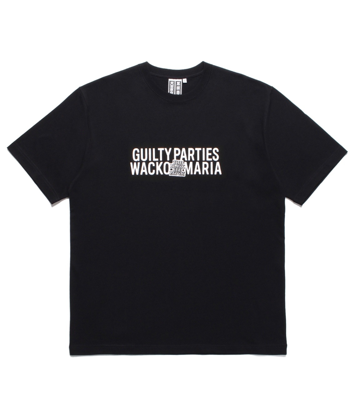 BlackEyePatch / CREW NECK T-SHIRT (TYPE-2)【BLACK】｜WACKO MARIA 