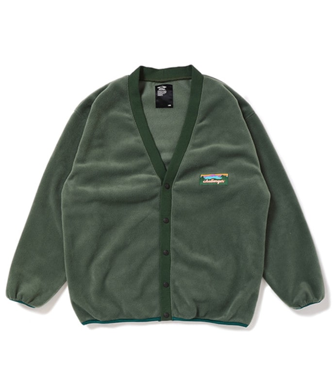 CLASSIC FLEECE CARDIGAN【OLIVE】