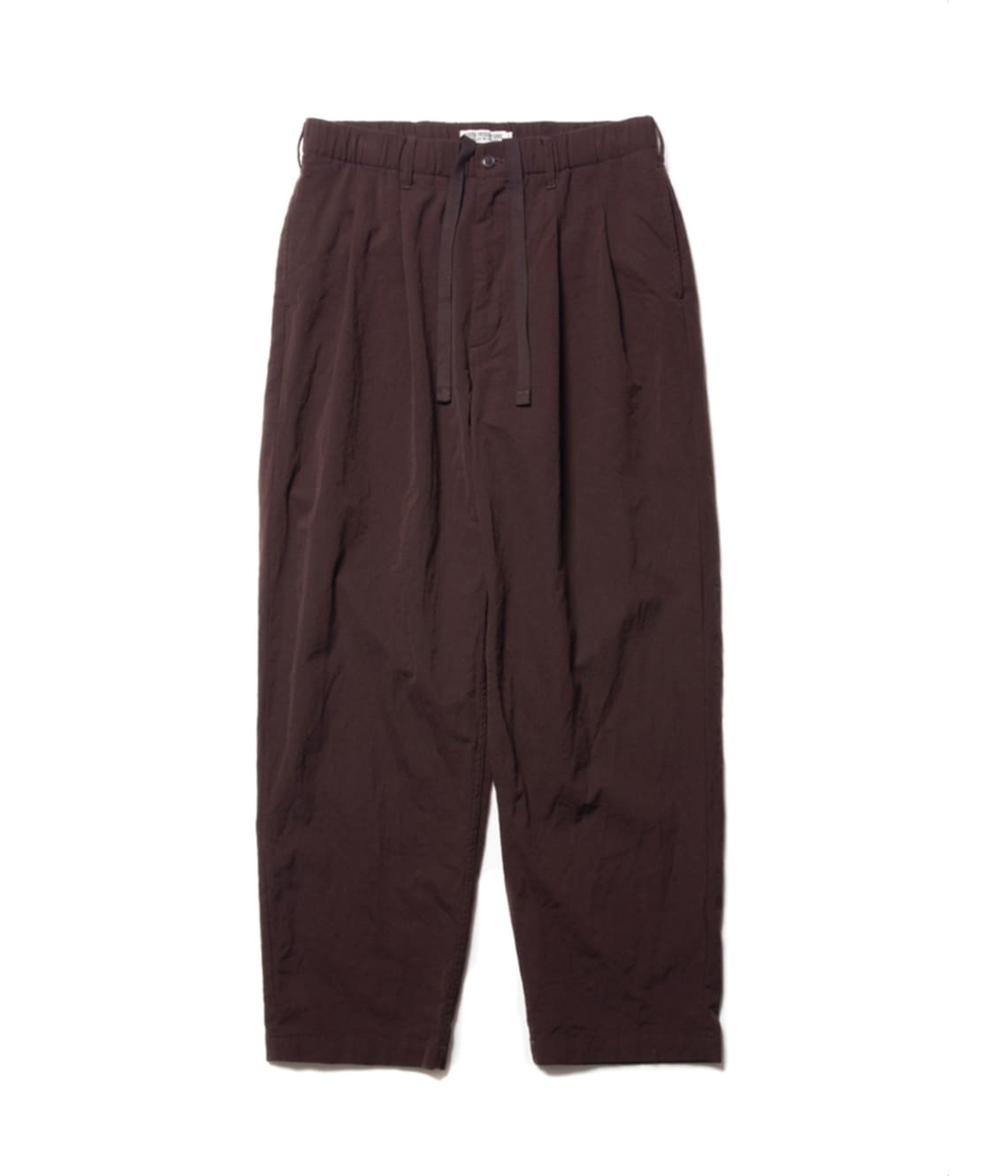 Wool Gabardine 2 Tuck Easy Pants【BROWN】｜COOTIE PRODUCTIONS