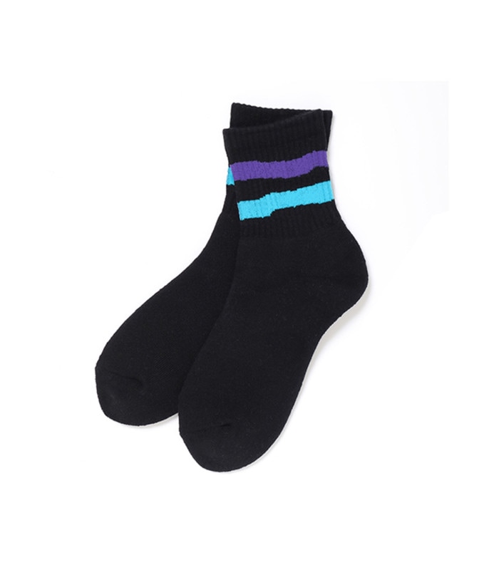 SHORT BORDER SOCKS【2 Colors Available】