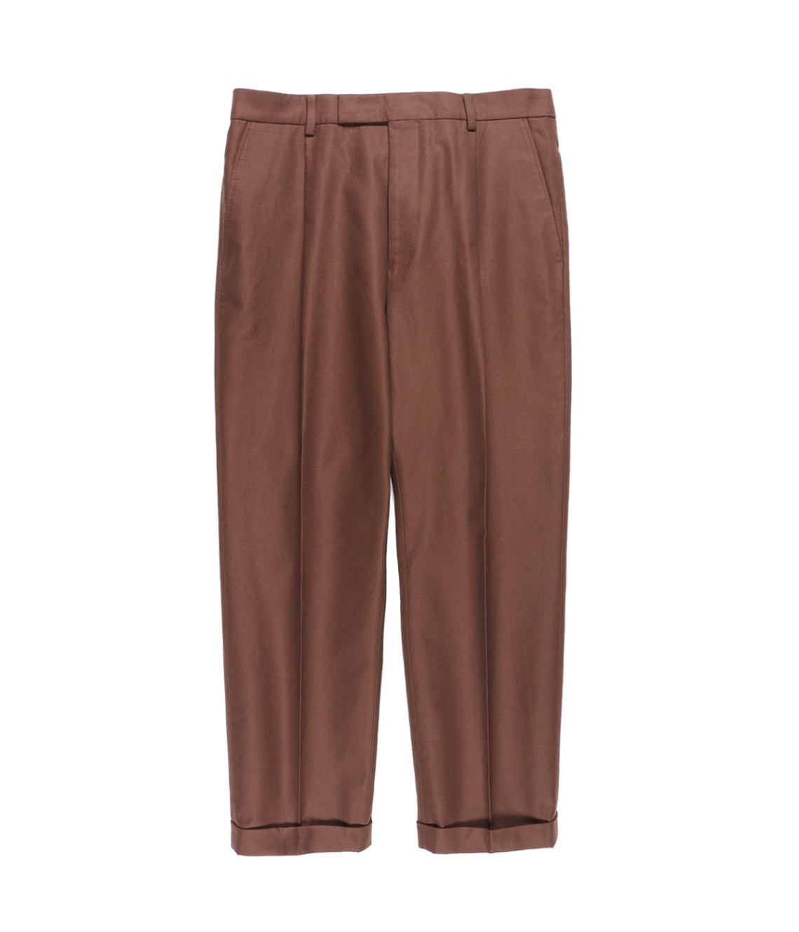PLEATED TROUSERS (TYPE-1)【BROWN】｜WACKO MARIA｜MELTING POT（正規