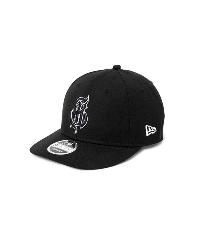 ×NEW ERA CAL LOGO BASEBALL CAP -Naturally paint design-【BLACK】
