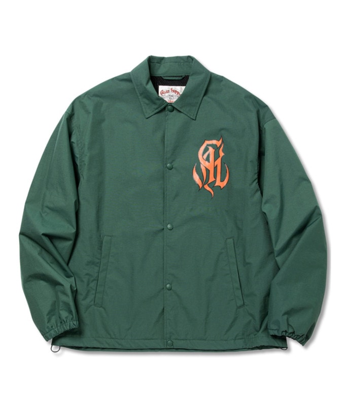 CAL LOGO FOL DROP SHOLDER UTILITY COACH JACKET -NATURALLY PAINT DESIGN-【GREEN】