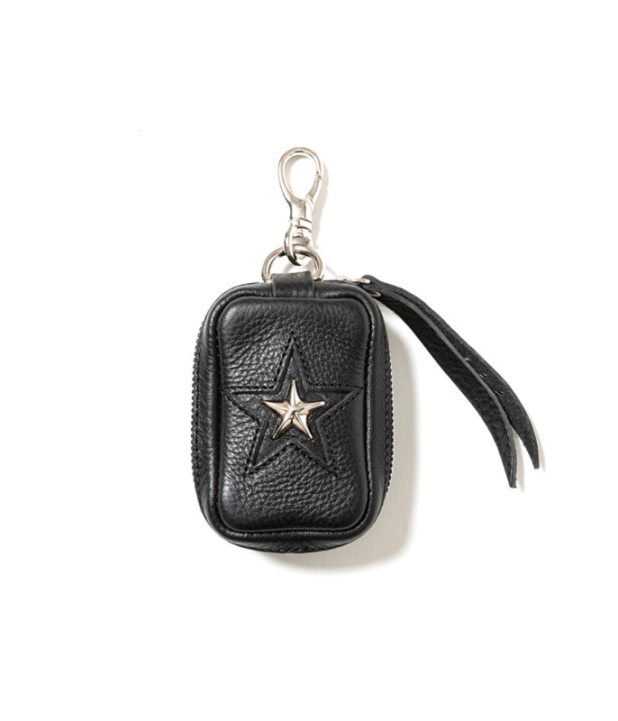 STAR STUDS LEATHER MULTI CASE【BLACK】