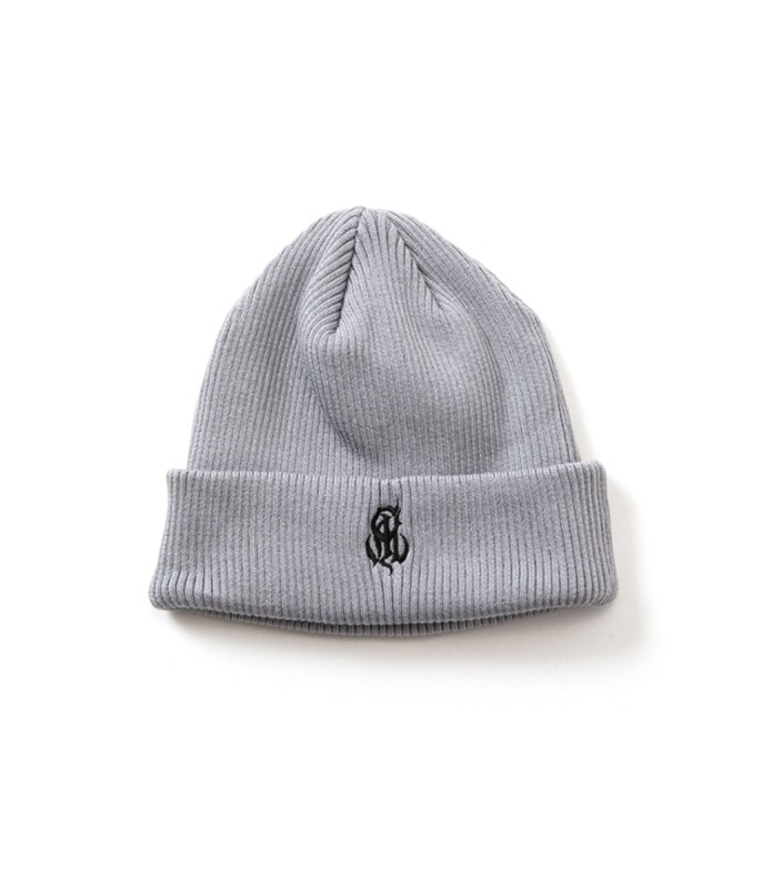 CAL LOGO EMBROYDERY KNIT CAP【GRAY】