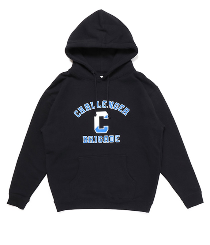 COLLEGE HOODIE【BLACK】