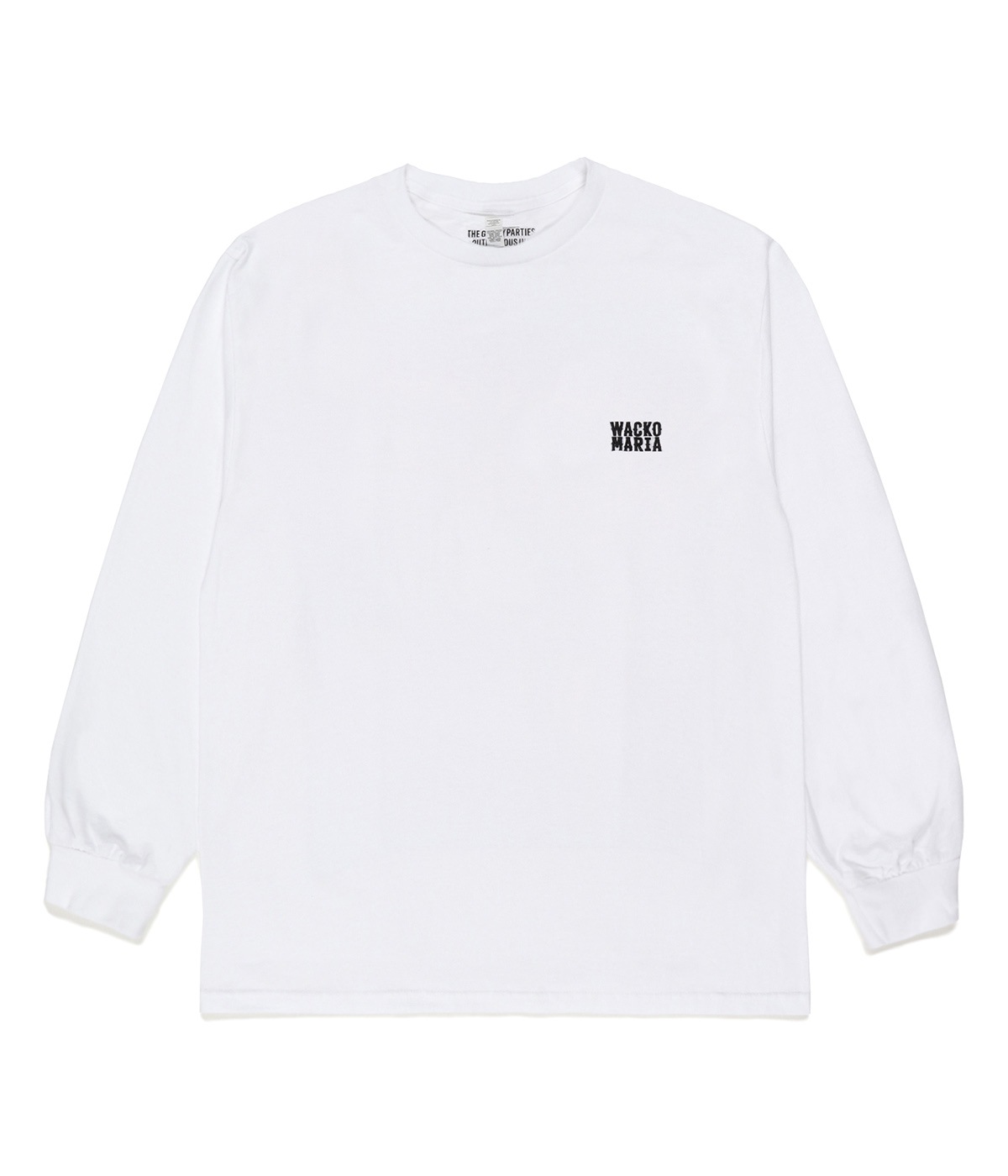 CREW NECK LONG SLEEVE T-SHIRT【WHITE】｜WACKO MARIA｜MELTING POT