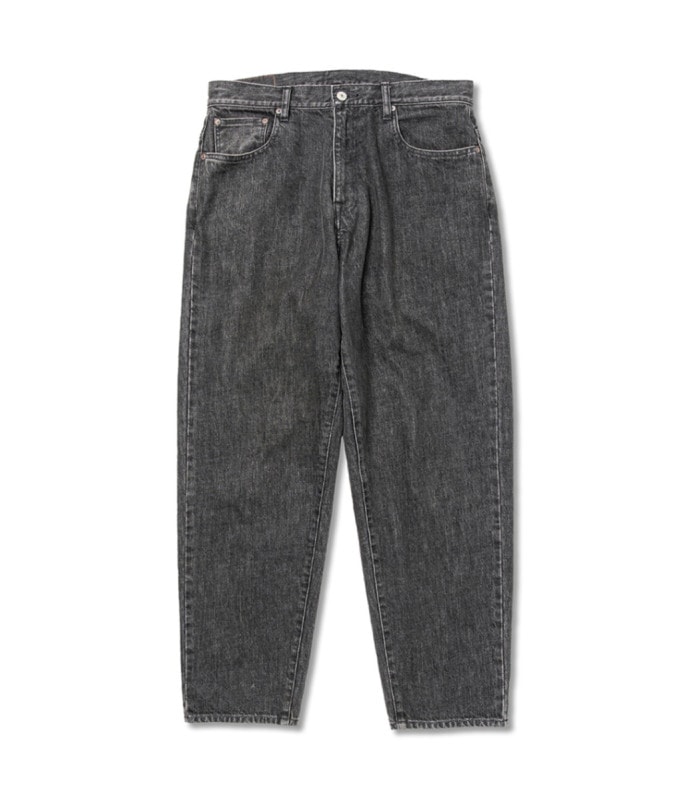 VINTAGE REPRODUCT WIDE SILHOUETTE DENIM PANTS 【USED BLACK】
