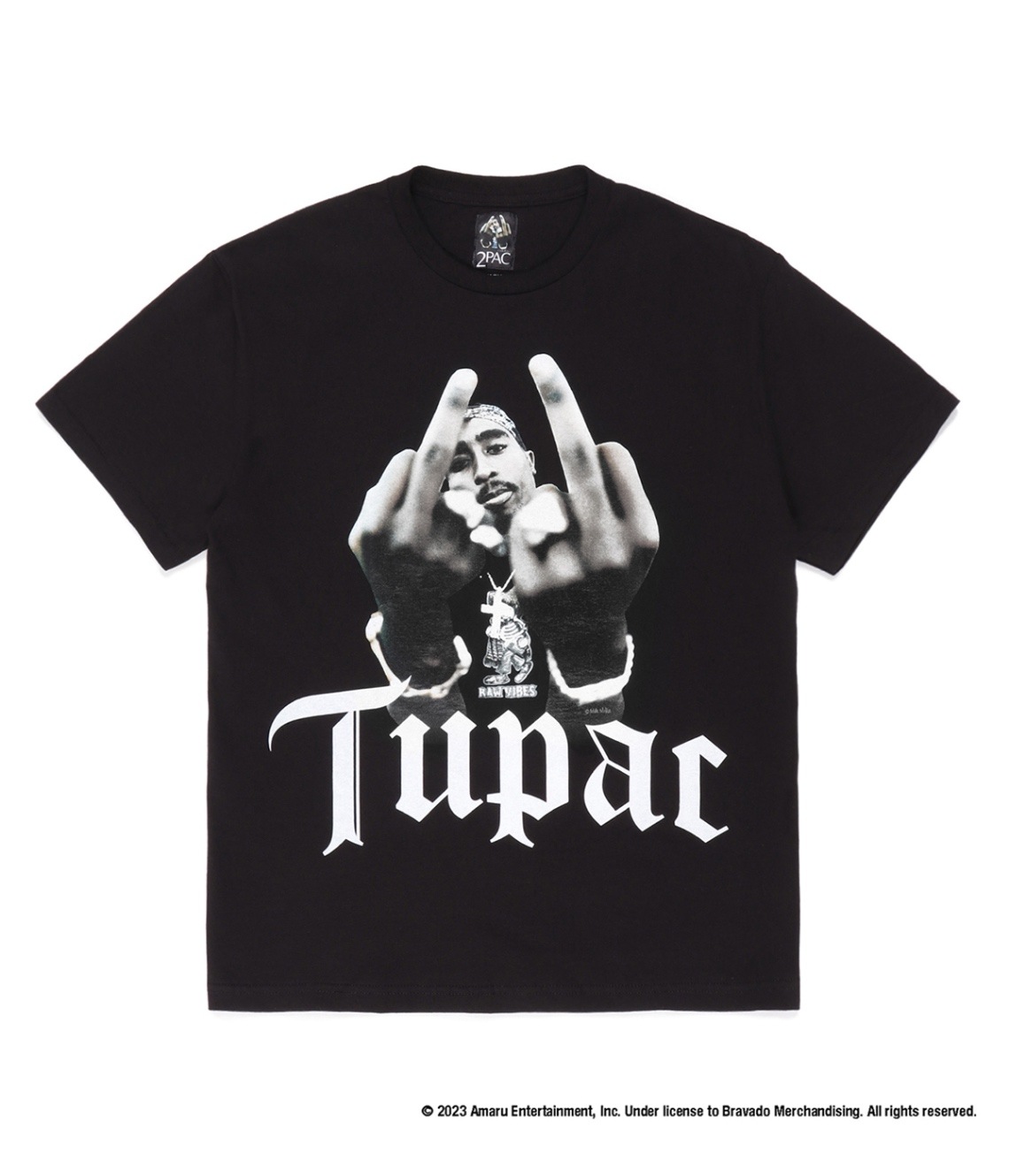 TUPAC / CREW NECK T-SHIRT (TYPE-2)【MONO】｜WACKO MARIA