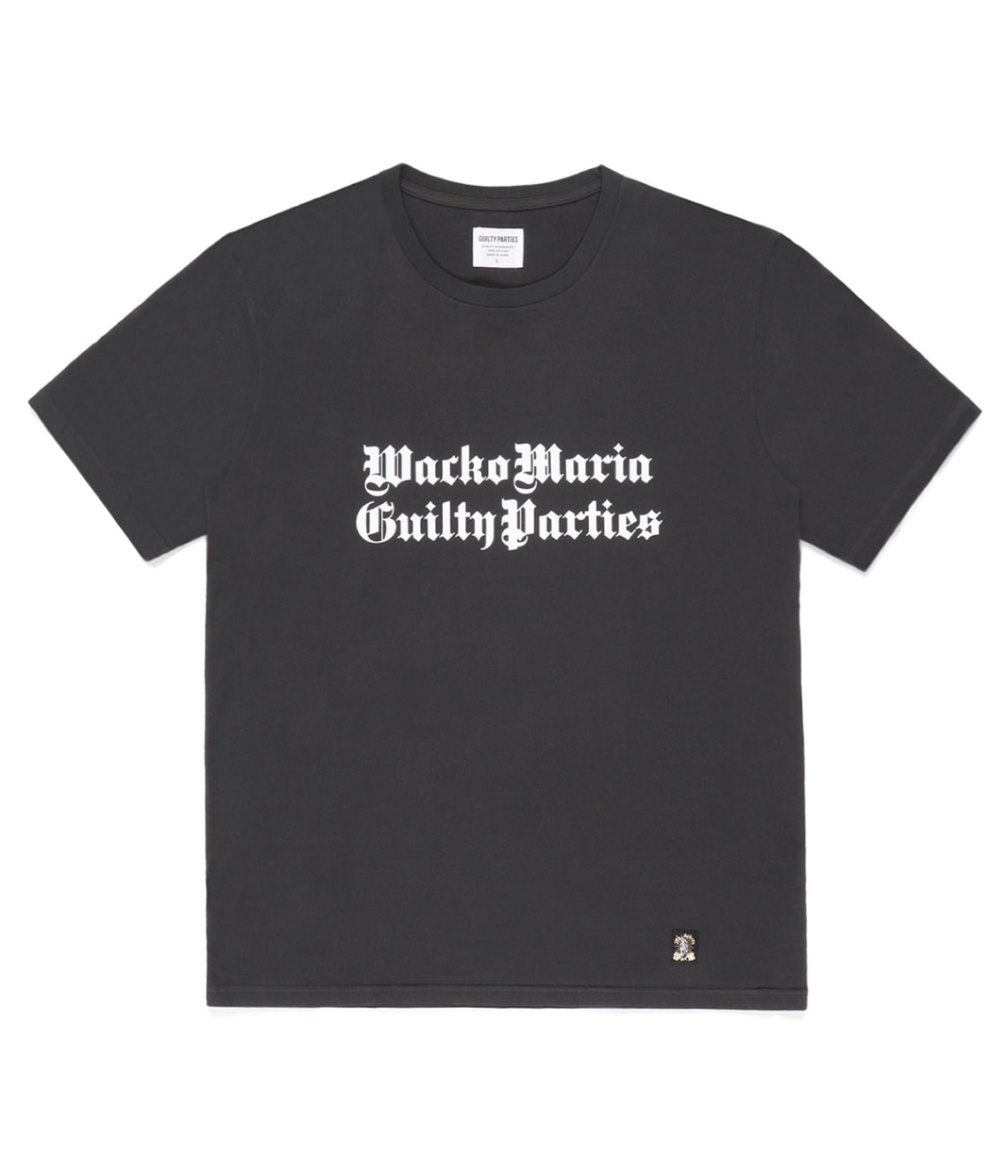 STANDARD CREW NECK T-SHIRT【BLACK】｜WACKO MARIA｜MELTING