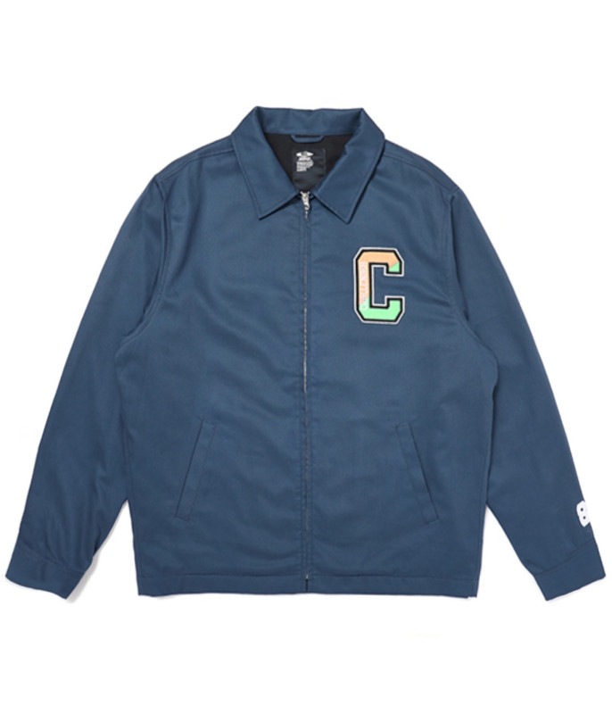 COLLEGE DRIZZLER JACKET【NAVY】