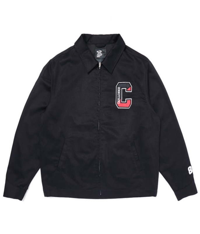 COLLEGE DRIZZLER JACKET【BLACK】
