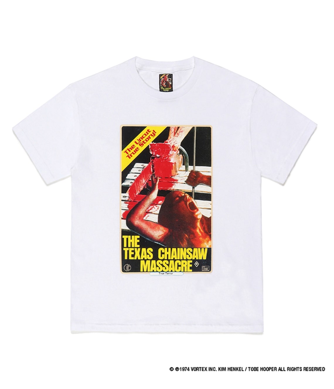 THE TEXAS CHAINSAW MASSACRE / CREW NECK T-SHIRT【WHITE】｜WACKO