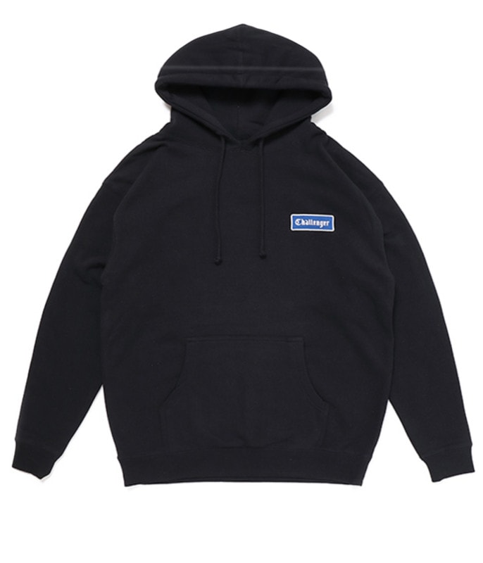 LOGO PATCH HOODIE【BLACK】