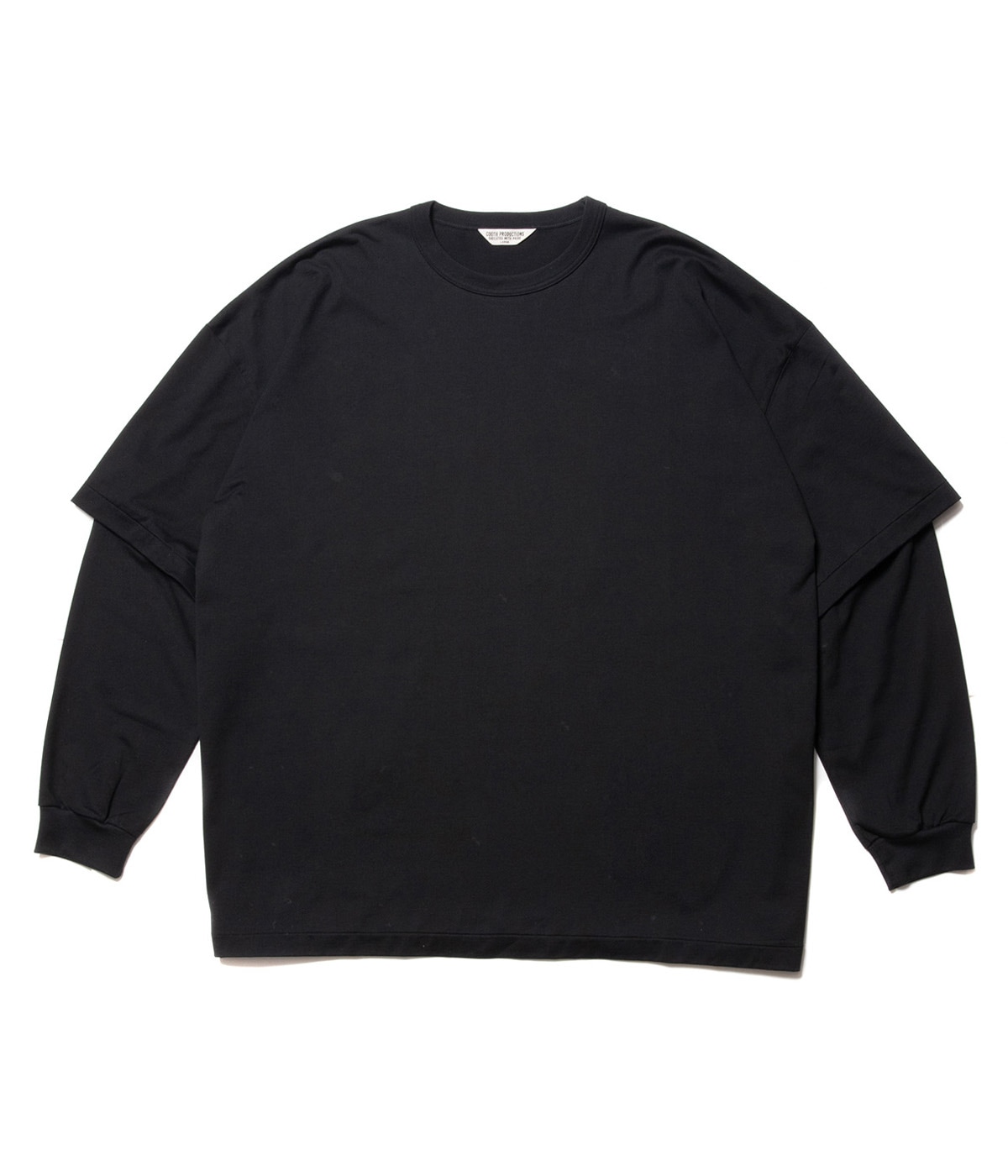トップス COOTIE Supima Oversized L/S Tee BLACK Supima Oversized Cellie L/S Tee【BLACK】｜COOTIE PRODUCTIONS