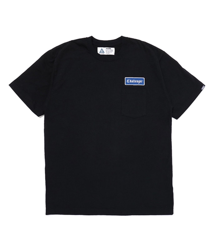 LOGO PATCH TEE【BLACK】